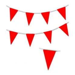 Boland Guirlande Triangle Rouge 10m