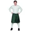 Boland Déguisement Kilt écossais Vert