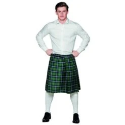 Boland Déguisement Kilt écossais Vert