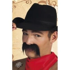 Produits populaires -Boland moustache cowboy noir 1