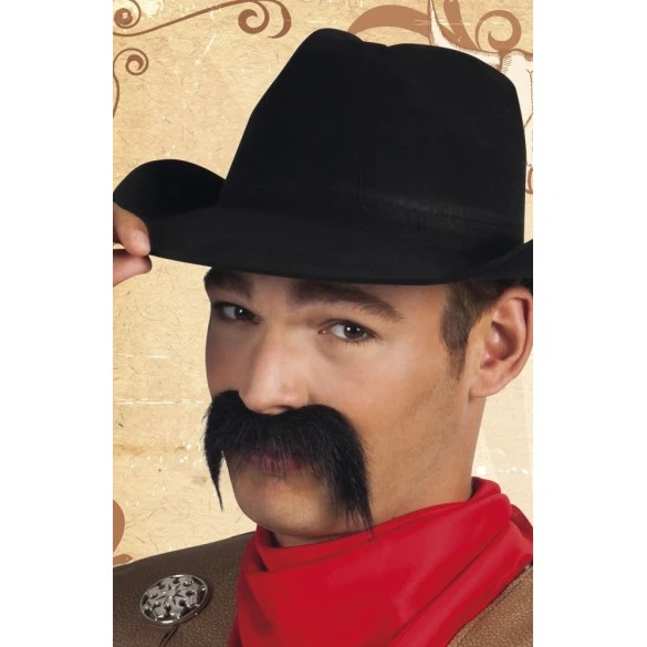 Boland Moustache Cowboy Noir 2 Boland Moustache Cowboy Noir – Image 2