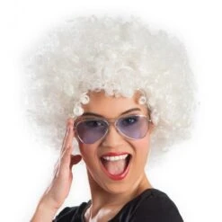 Boland Perruque Afro Blanche