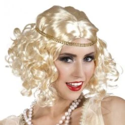 Boland Perruque Flapper Blonde Avec Bandeau