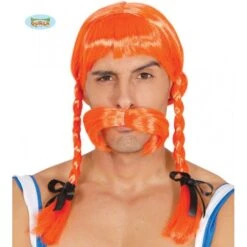 Boland Perruque Gaulois Avec Moustache -Boland perruque gaulois avec moustache 2