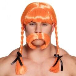 Boland Perruque Gaulois Avec Moustache