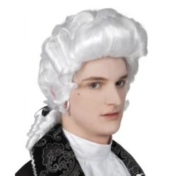 Boland Perruque Marquis Baroque Blanche -Boland perruque marquis 4