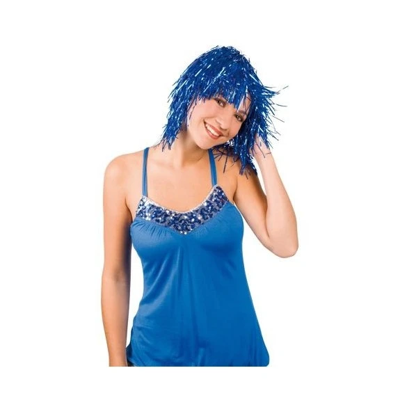 Boland Perruque Métallique Bleue 2 Boland Perruque Métallique Bleue – Image 2