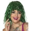 Boland Perruque Métallique Verte