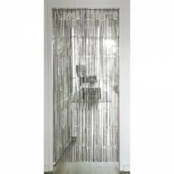 Boland Rideau De Porte Scintillant Argent -Boland rideau de porte argent 2