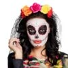 Boland Serre Tête Halloween Mexicain Fleurs Multicolores