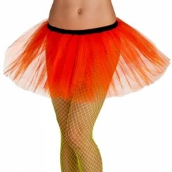 Boland Tutu Pour Déguisement En Tulle Orange Fluo